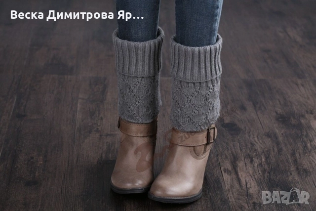 Плетени дамски чорапи, гети, снимка 14 - Други - 52643691