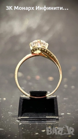 Златен пръстен 14К /585/, снимка 5 - Пръстени - 53725938