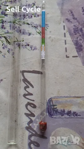 ✅ЧИСТО НОВ СПИРТОМЕТЪР С КОЛБА❗