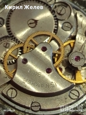Стар механичен часовник ПОБЕДА СССР рядък за КОЛЕКЦИОНЕРИ 51734, снимка 8 - Антикварни и старинни предмети - 53594454