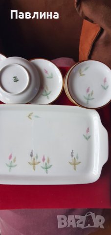 Комплект баварски порцеланови чинии , снимка 2 - Чинии - 44339028