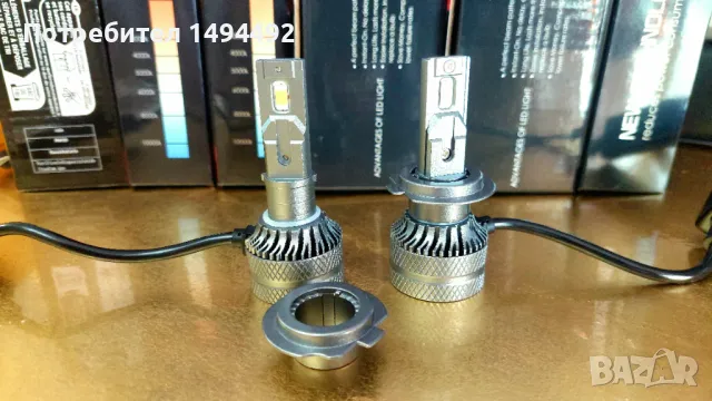 +600% H1, h4, h7 Led автомобилни крушки, снимка 10 - Аксесоари и консумативи - 48630128