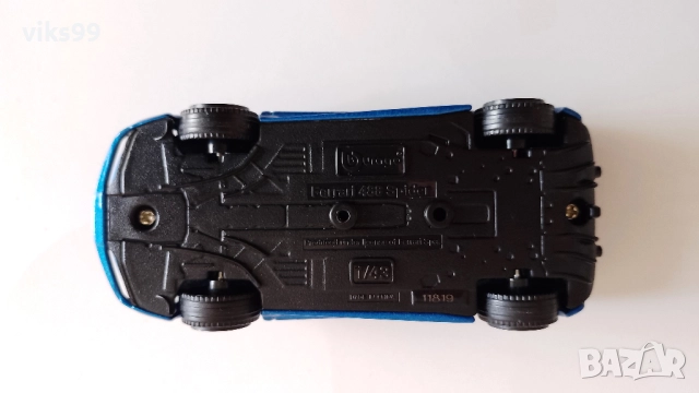 Bburago Ferrari 488 Spider - Мащаб 1:43, снимка 8 - Колекции - 52430489