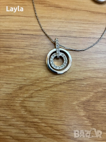 Колие и обеци Сваровски, снимка 4 - Бижутерийни комплекти - 52973621