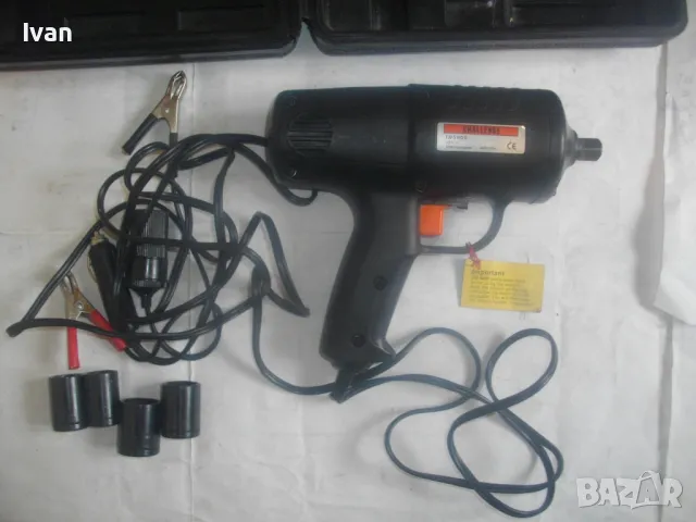 CHALLENGE НОВ ГАЙКОВЕРТ 12 ВОЛТА ЗА СКАЧВАНЕ КЪМ КЛЕМИ НА АКУМУЛАТОР ИЛИ ЗАПАЛКА НА АВТОМОБИЛ , снимка 12 - Други инструменти - 49666586