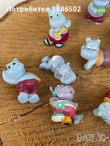 Стари фигурки шоколадови яйца хипопотами, снимка 3 - Колекции - 51574153