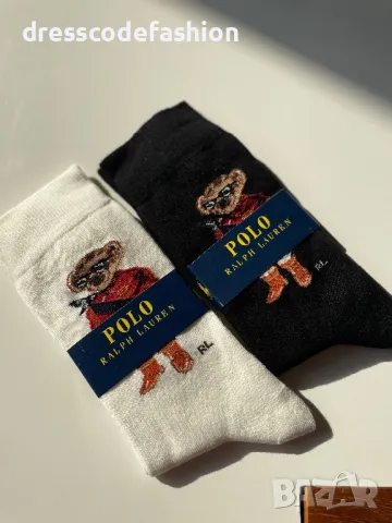 Чорапи с мече RL , снимка 5 - Дамски чорапи - 48855539