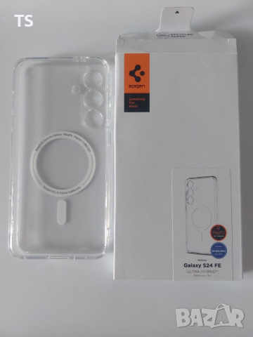 Прозрачен кейс Spigen Samsung S24 FE, снимка 2 - Калъфи, кейсове - 52167302