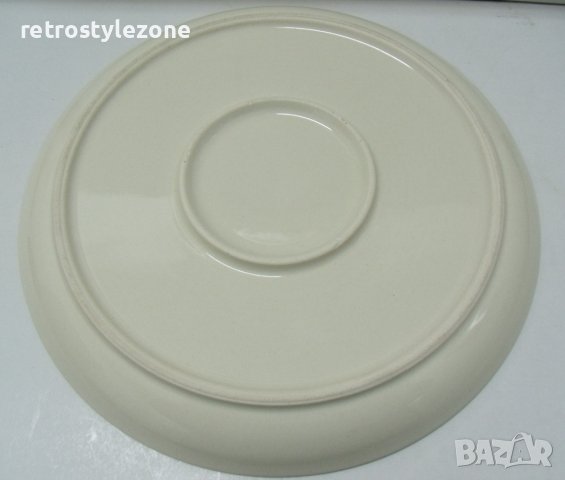 № 6900 стара порцеланова чиния   - диаметър 25,5 см , снимка 5 - Други ценни предмети - 40062011