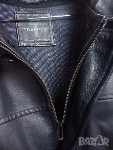 кожено яке Trapper, снимка 7 - Якета - 52090507
