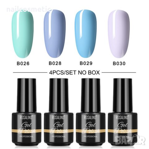 UV&LED ГЕЛ ЛАК 4 ЦВЯТА КОМПЛЕКТ 189