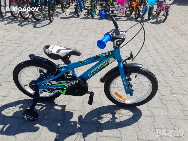 PASSATI Велосипед 16" SPARTAN син, снимка 11 - Велосипеди - 53759397