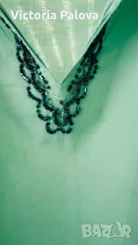 Красива блуза  SOUL REBEL индийски памук с мъниста, снимка 7 - Ризи - 50549498