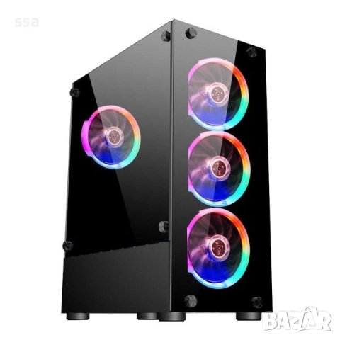 1stPlayer Кутия Case ATX - Fire Dancing V2-A RGB 4 fans incl. V2-A-4R1