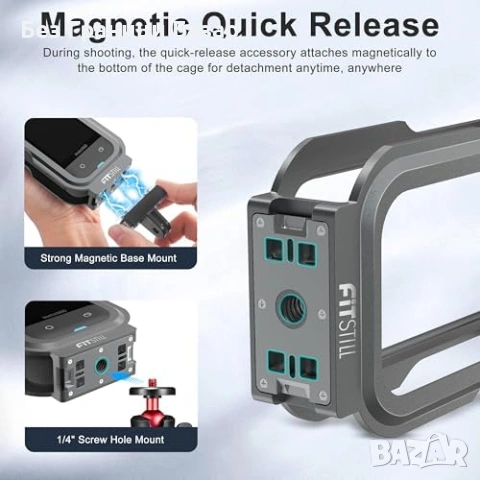 Нова За Insta360 X5 защитна рамка алуминий 70.5г + протектор лещи, снимка 4 - Чанти, стативи, аксесоари - 53692832