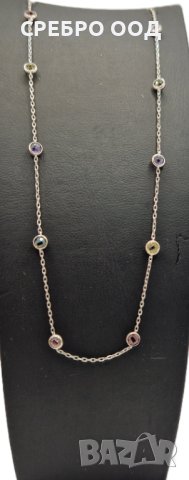 Сребърни колиета , снимка 3 - Колиета, медальони, синджири - 41383833