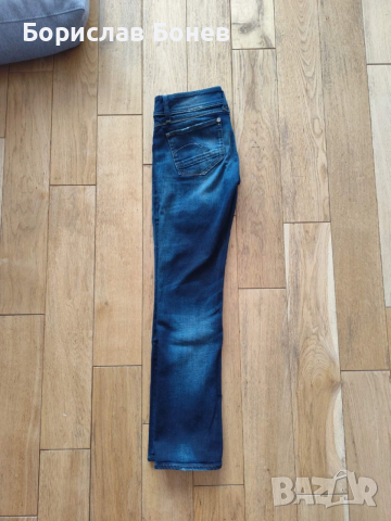 Дамски дънки G-Star 3301 Lynn Bootcut, ЧИСТО НОВИ, тъмно изпрани, снимка 5 - Дънки - 53845657