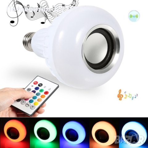 LED музикална Bluetooth крушка - LED MUSIC BULB, снимка 8 - Други - 41532628