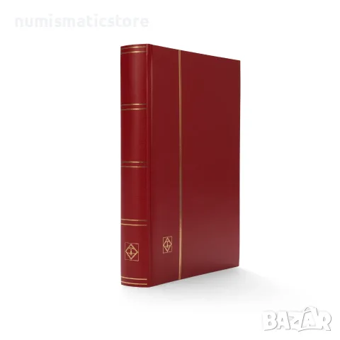 Leuchtturm - албум за марки Basic 32 черни листа А4 , червен