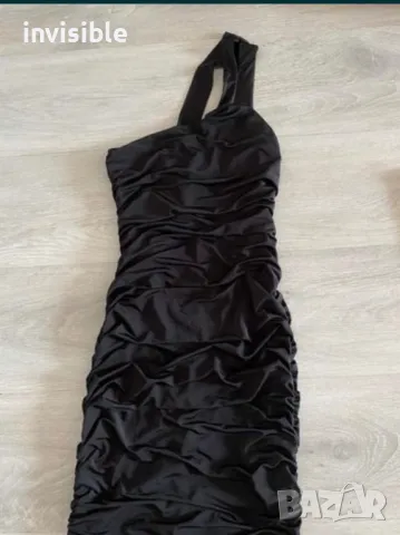 Черна рокля, снимка 3 - Рокли - 48722566