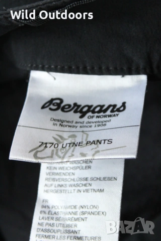 BERGANS Utne pants - мъжки туристически панталон, размер L, снимка 6 - Спортни дрехи, екипи - 53669521