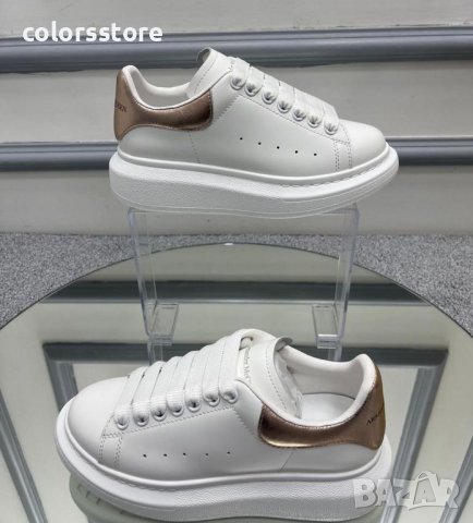 Дамски бели кецове  Alexander McQueen кодDS77, снимка 2 - Кецове - 39781381