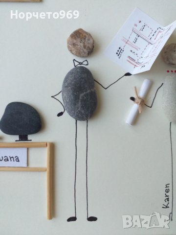 Ръчно изработено персонално пано от морски камъчета, снимка 6 - Картини - 40056090