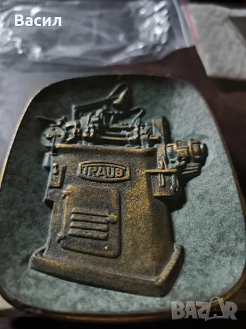 бронзов плакет , снимка 4 - Антикварни и старинни предмети - 47972032