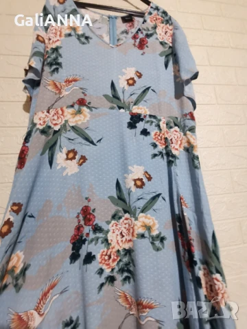 ДЪЛГА СТРАХОТНА РОКЛЯ ZIZI 3XL-4XL, снимка 2 - Рокли - 51009930