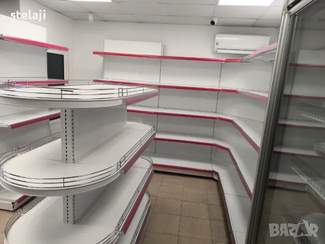 Търговско оборудване за хранителен магазин - стелажи, кошници, колички, снимка 3 - Стелажи и щандове - 49451376