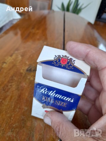 Стара кутия от цигари Rothmans, снимка 3 - Колекции - 42181667