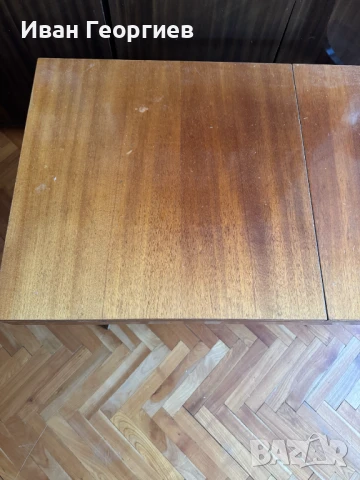 Кафява холна маса разтегателна В/Щ/Д- 54/55/110(157,5), снимка 6 - Маси - 50661392