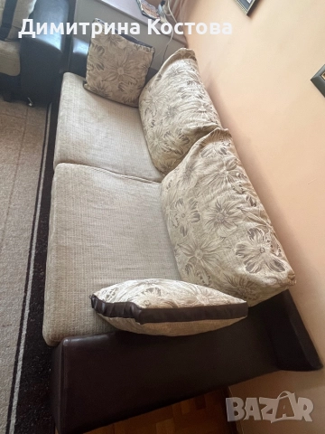 Комплект дивани двойка + тройка, продават се и по отделно, снимка 3 - Дивани и мека мебел - 52512899