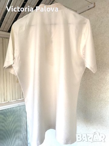 Прекрасна блуза екрю кралска коприна, снимка 9 - Туники - 42280179