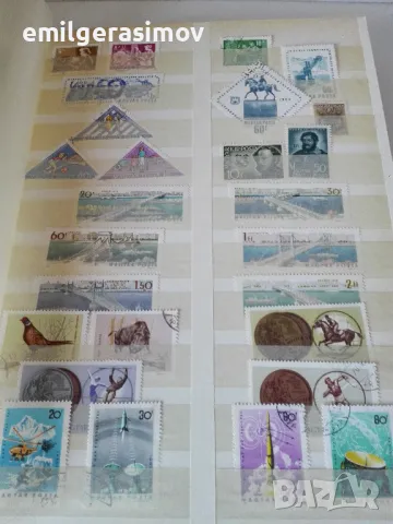 Класьор с пощенски марки и лот картички., снимка 7 - Филателия - 50321964