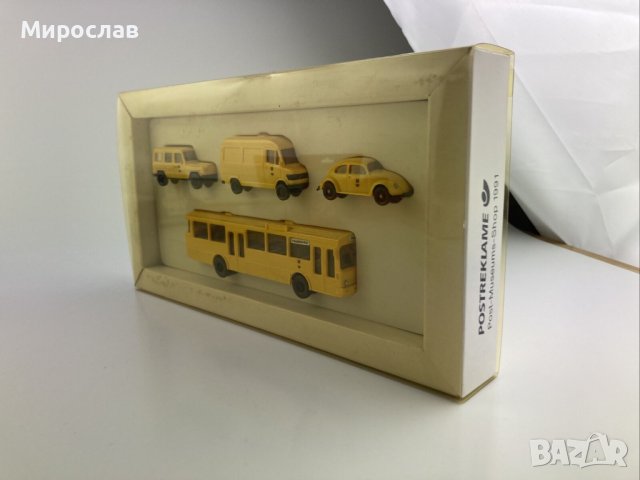 WIKING HO 1/87 4 БР ПОЩЕНСКИ МОДЕЛ В ОРИГИНАЛНАТА ОПАКОВКА, снимка 7 - Колекции - 41124292