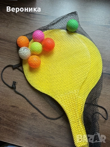 Хилки за плажен тенис със мечо пух