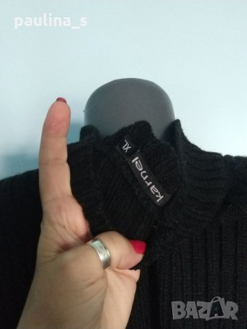 Вълнен пуловер с поло яка и къси ръкави "Karnel"®, снимка 7 - Блузи с дълъг ръкав и пуловери - 16436671