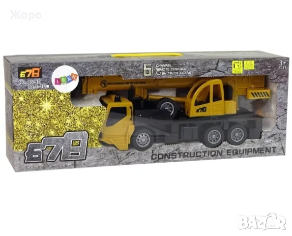 Камион с кран с звук и светлина с дистанционно управление КН2415, снимка 2 - Коли, камиони, мотори, писти - 48008347