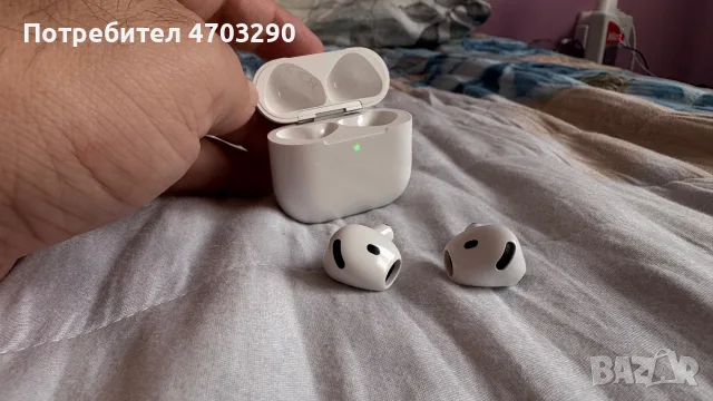 Apple AirPods 4 ANC - Като Нови,  с Гаранция, снимка 8 - Безжични слушалки - 56086447