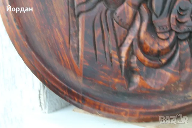 Дърворезба Икона, снимка 5 - Икони - 47895169