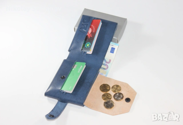 Хоризонтален оригами портфейл, снимка 4 - Портфейли, портмонета - 53287327