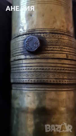 Месингова ретро мелничка за кафе , снимка 2 - Антикварни и старинни предмети - 39078211