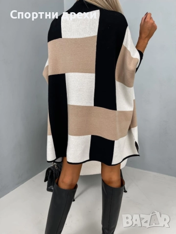 Много хубави рокли-туника,плетиво,дебели,в 2 цвята, снимка 2 - Рокли - 51536784