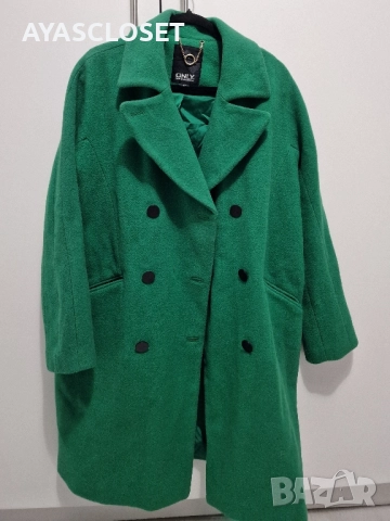 Дамско вълнено палто Only, снимка 2 - Палта, манта - 52329050