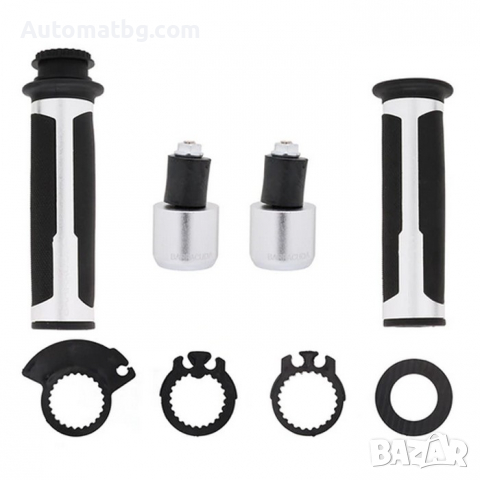 Комплект дръжки за мотоциклет Automat, Ръкохватки за мотор, АТВ, Сиви, снимка 3 - Аксесоари и консумативи - 36248341