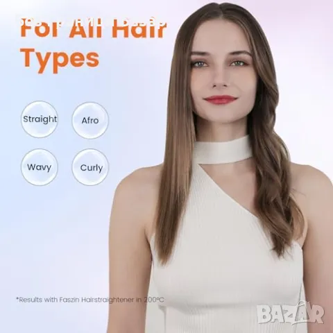 Нова Професионална титаниева преса за коса 42 мм, 30 сек загряване, снимка 4 - Преси за коса - 48575973