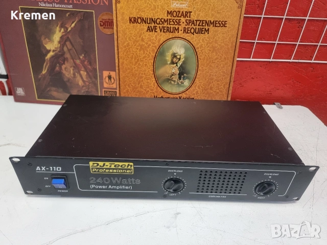 Стерео стъпало DJ TEAH AX-110, снимка 3 - Ресийвъри, усилватели, смесителни пултове - 53190126