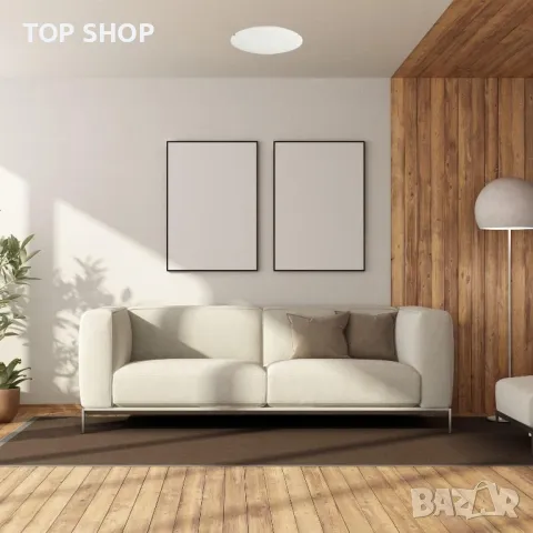 Традиционно матирано бяло 30 см стъклено таванно осветление| 2 x E27 |, снимка 3 - Лампи за таван - 49500176