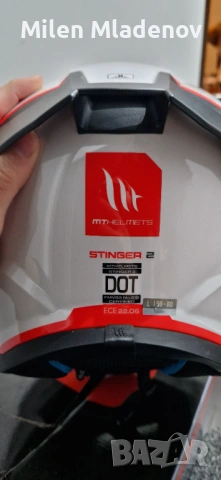 MT Stinger 2 каска, снимка 6 - Аксесоари и консумативи - 53804757